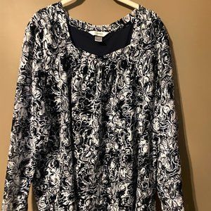Long Sleeve Lace Blouse